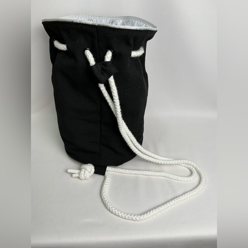 Chanel Black Drawstring Pool Beach Bag - Picture 10 of 14